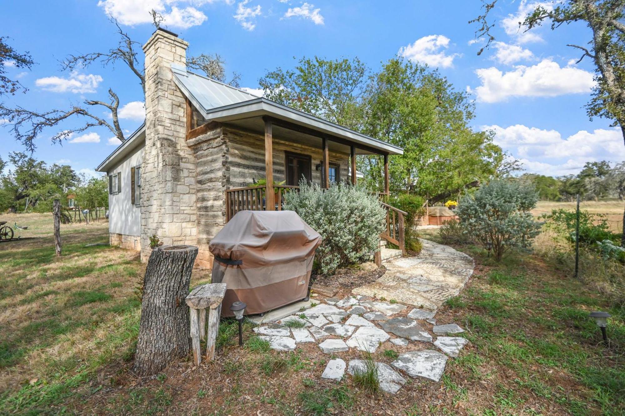 Cabins On Knopp School-Chula Vista Cabin Fredericksburg Esterno foto